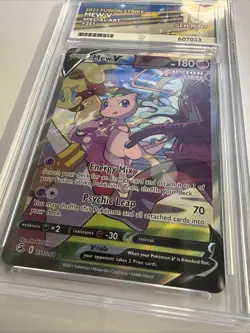 ACE 10 Mew V Alt Art 251/264 Fusion Strike 2021 Pokemon Special Art Gem Mint PSA - Image 5