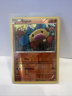 DIGLETT REVERSE HOLO POKEMON CARD 38/83 XY GENERATIONS NEVER PLAYED (NM) - Image 1