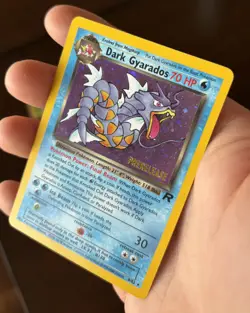 Pokemon TCG Dark Gyarados Holo Card #8/82 Pre-Release - Image 1