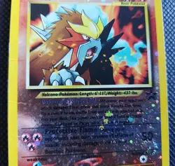 ENTEI POKEMON REVERSE HOLO 34 BLACK STAR PROMO 2001 PLAYED BP - Image 3