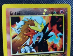 ENTEI POKEMON REVERSE HOLO 34 BLACK STAR PROMO 2001 PLAYED BP - Image 4