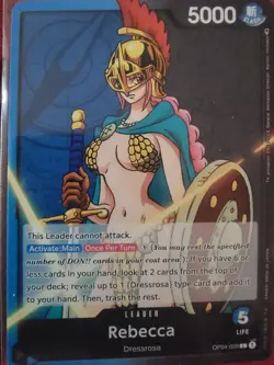 One Piece TCG Custom Rebecca Deck Ready to Play Dressrosa - Image 1