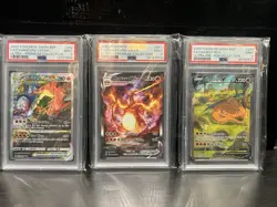 PSA 9 SET 2022 Pokemon Charizard SWSH261/SWSH260/SWSH262 UPC Promo TCG Lot. - Image 1