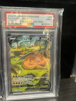 PSA 9 SET 2022 Pokemon Charizard SWSH261/SWSH260/SWSH262 UPC Promo TCG Lot. - Image 3