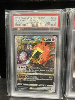 PSA 9 SET 2022 Pokemon Charizard SWSH261/SWSH260/SWSH262 UPC Promo TCG Lot. - Image 4