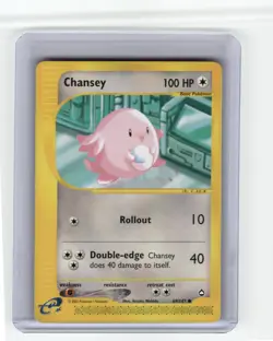 Chansey Aquapolis Common Pokemon Near Mint or Better - Image 1