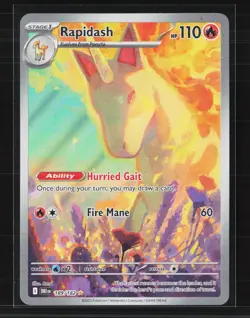 Pokemon 2025 Scarlet & Violet Destined Rivals Rapidash #189/182 - Image 1