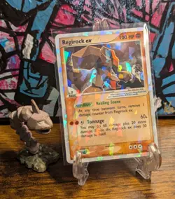 2004 POKEMON WOTC 🪨 HIDDEN LEGENDS #98 REGIROCK EX CRACKED ICE HOLO ✨ NM - LP - Image 1