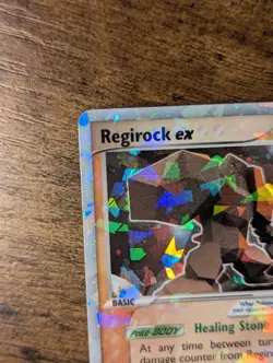 2004 POKEMON WOTC 🪨 HIDDEN LEGENDS #98 REGIROCK EX CRACKED ICE HOLO ✨ NM - LP - Image 4