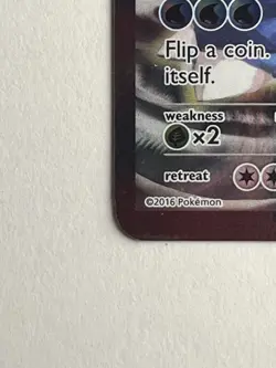 Pokemon TCG Blastoise EX XY122 Black Star Promo Full Art Holo - Image 4