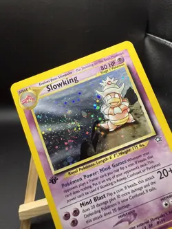 Slowking 14/111 Neo Genesis 1st Edition Holo Pokemon TCG - NM/VLP + Swirl - Image 3