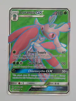 2017 Pokemon Sun & Moon Base Set ULTRA RARE FULL ART Lurantis GX #138/149 - Image 1