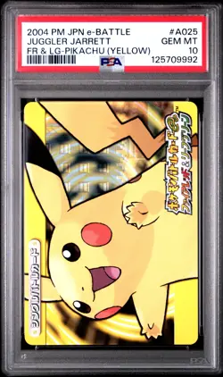 PSA 10 2025 CERT ELECTRODE WEEZING 2004 POKEMON JPN E BATTLE FRLG PIKACHU #A025 - Image 2
