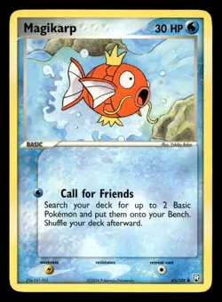 Magikarp 65/109 Common Team Rocket Returns Pokemon LP - Image 1