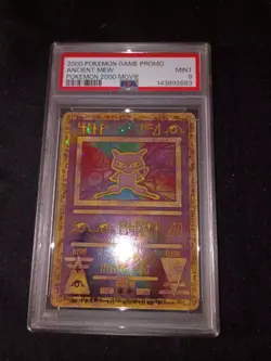 2000 Pokemon Game Promo Ancient Mew Movie PSA 9 Mint - Image 1