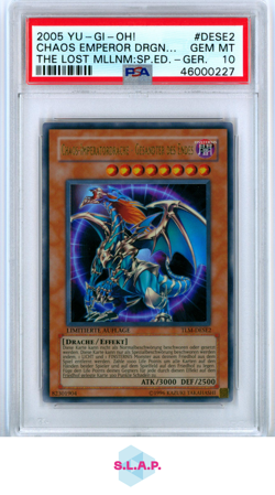 CHS.EMPR.DRG-ENV/END TLM-GER YU-GI-OH! THE LOST MILL: SPEC EDI 2005 DESE2 PSA 10 - Image 1