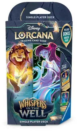 Disney Lorcana: Whispers in the Well Starter Deck (Amber & Emerald) - Image 1