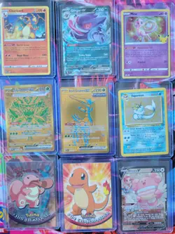 Pokemon Card lot - over 55 total - Topps, 1st Ed Vintage, Modern Full arts - Image 5