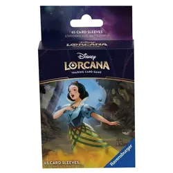 Disney Lorcana TCG Card Sleeves 65ct Ursulas Return Snow White NEW Sealed - Image 1