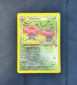 Vileplume Southern Islands English Pokemon TCG Card 17/18 Holo Rare MP - Image 1