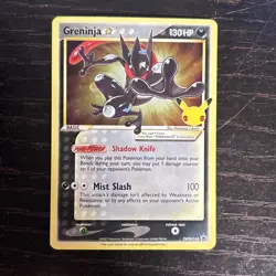 Greninja Gold Star SWSH144 Black Star Promo Pokemon Card - Image 1