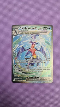 Pokemon Garchomp EX 245/182 SV Paradox Rift Sir Special Illustration Rare Card - Image 1