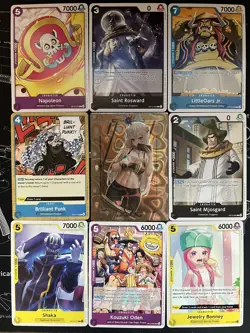 Rare Sexy Anime Waifu Card and 8 One Piece Cards - Image 1