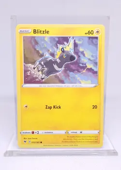 Pokemon TCG [ERROR] Card (Inverted Back,Miscut) Blitzle 053/185 Vivid Voltage NM - Image 3