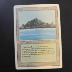Magic the Gathering MTG card: Tropical Island Revised Edition MP - Image 1