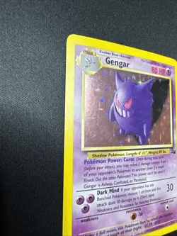 Pokemon TCG Gengar Fossil Holo Card 5/62 MP - Image 2