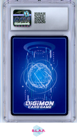 ANCIENTGREYMON GREAT LEGEND (BORDERLESS)ALT ART BT4-113 DIGIMON CARD GAME CGC 10 - Image 2