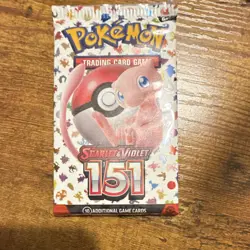 Pokemon Scarlet & Violet 151 Booster Pack English 10 Cards Trading Card Game Mew - Image 1