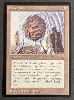 MTG Card - 1x Dark Sphere - The Dark - NM/LP - Vintage Magic The Gathering 1994 - Image 1