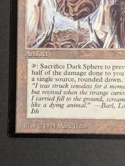 MTG Card - 1x Dark Sphere - The Dark - NM/LP - Vintage Magic The Gathering 1994 - Image 3