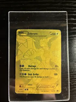 Zekrom 115/113 Legendary Treasures Secret Rare Full Art Holo Pokemon Card - Image 2
