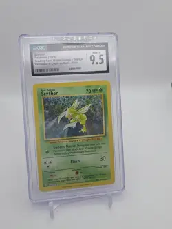 Pokemon TCG: Scyther 006/034 CGC 9.5 Mint Venusaur & Lugia Deck Holo Card - Image 2