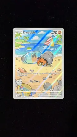 Pokemon Dwebble 129/086 SV: Black Bolt Illustration Rare Holo Card (NM) - Image 1