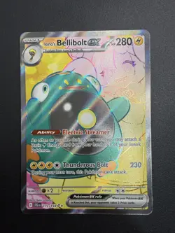 Pokemon Card - Iono's Bellibolt ex 172/159 Full Art - Journey Together - Image 1