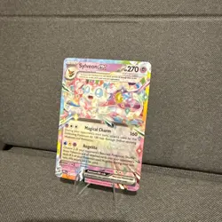 Pokemon Sylveon EX TCG Double Rare Holo Card 86/191 Surging Sparks - Image 2