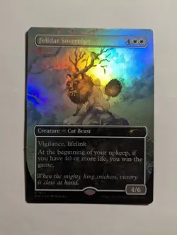 Felidar Sovereign Borderless Foil MTG Secret Lair 20 Ways to Win #1827 - Image 1