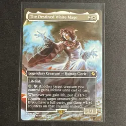 The Destined White Mage (Borderless) Commander: Final Fantasy Regular NM - Image 1