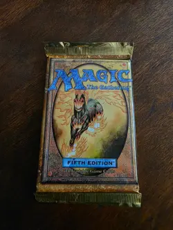 Magic the Gathering Fifth Edition 15 Card Booster Pack New SEALED - Image 1