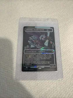 Shredder, Shadow Master (Surge Foil) - Borderless | Pixel - MTG Commander: TMNT - Image 1