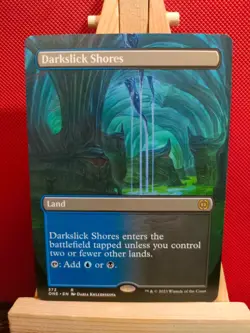 Darkslick Shores (Borderless) - Phyrexia: All Will be One - Rare - NM - MTG - Image 1