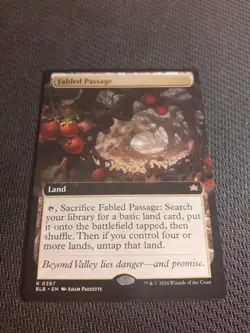 MTG Fabled Passage 0367 RARE EXT ART LAND | NM Near Mint | BLB | 2024 - Image 1