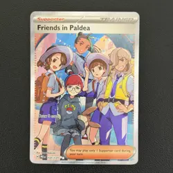 Pokemon TCG Friends In Paldea Prismatic Evolutions 137/131 Ultra Rare Holo - NM - Image 1