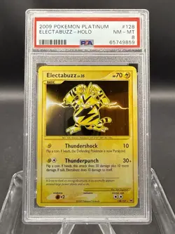 Electabuzz 128/127 Platinum Holo Pokemon 2009 PSA 8 US SELLER - Image 1