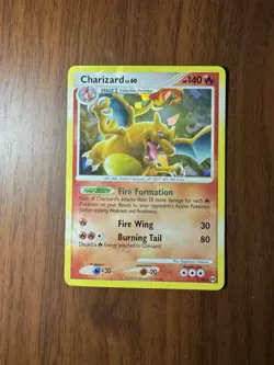 2009 Pokemon Charizard Holo 1/99 Arceus Rare NM Clean - Image 1