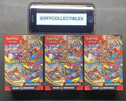 Pokemon Mega Evolution Base Set & Phantasmal Flames Booster Bundle x5 - Image 1