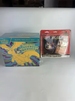 Pokemon Ascended Heroes - Lot Of 2!1 ETB and Charmander Pack Blister! Rip In Etb - Image 1